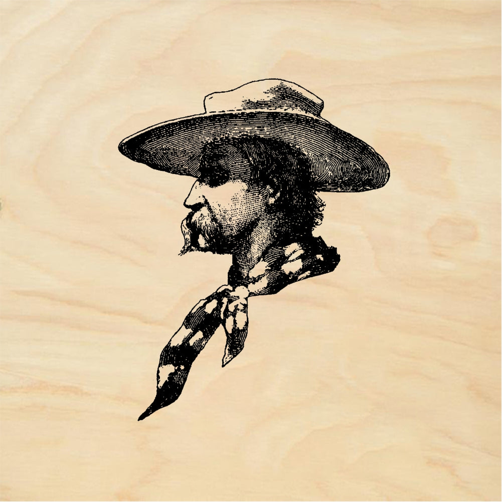 StampaFe Remington Cowboy - Rubber Stamp 2.75 x 2.25