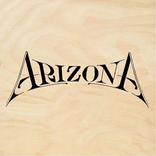 StampaFe ARIZONA Western Text - Rubber Stamp 2.5 x 1.25