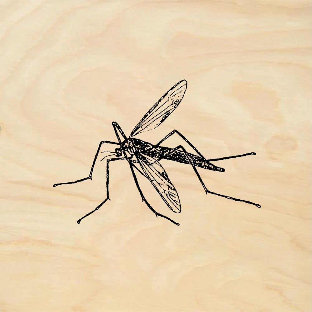 StampaFe Mosquito - Rubber Stamp 1.75 x 0.75