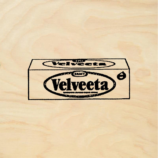 StampaFe Velveeta Cheese - Rubber Stamp 1.75 x 0.75