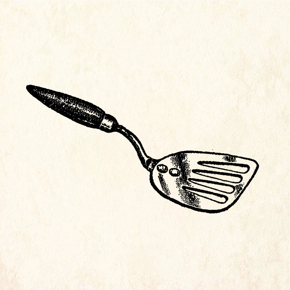 StampaFe Cake turner Spatula - Rubber Stamp 1.75 x 0.5