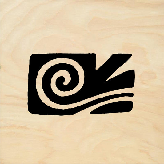 StampaFe Square shell - Rubber Stamp 1.5 x 1