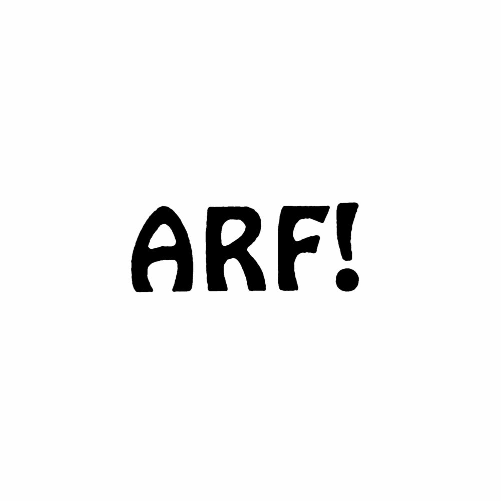 StampaFe ARF! Dog Bark ARF - Rubber Stamp 1 x 0.5