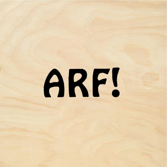 StampaFe ARF! Dog Bark ARF - Rubber Stamp 1 x 0.5