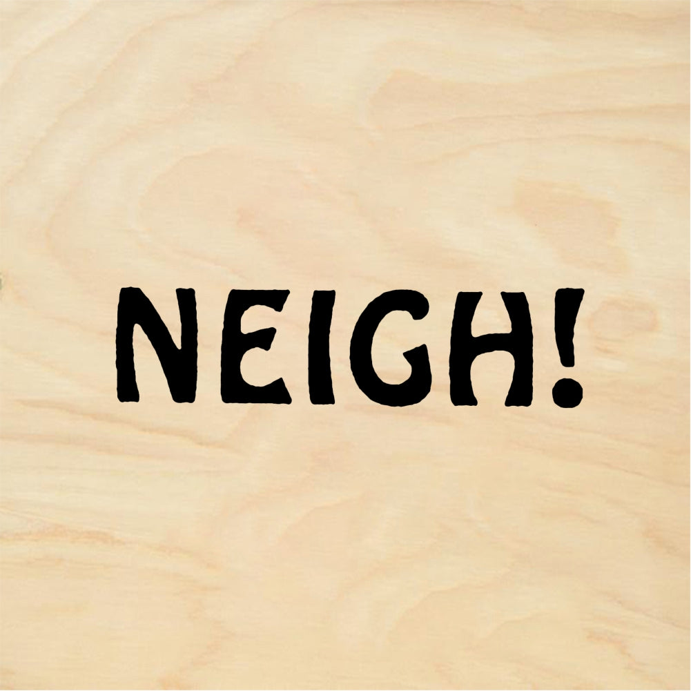 StampaFe EEEEEK! Spooky Eek Text - Rubber Stamp 1.75 x 0.75