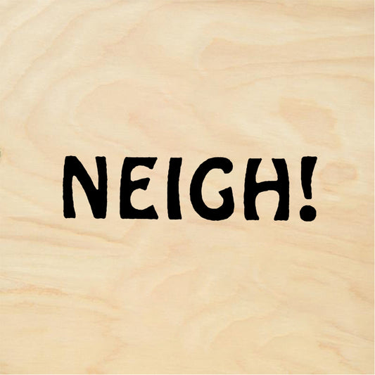 StampaFe EEEEEK! Spooky Eek Text - Rubber Stamp 1.75 x 0.75