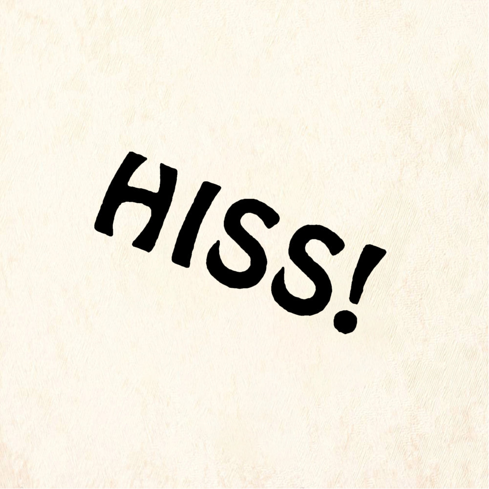 StampaFe HISS! Snake Hiss - Rubber Stamp 0.5 x 0.75