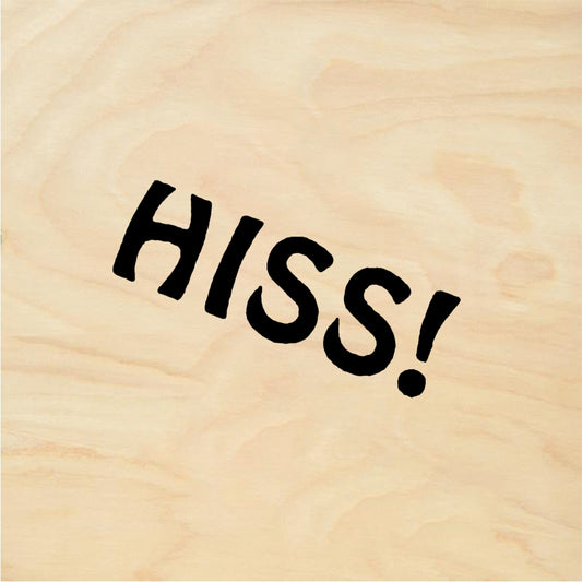 StampaFe HISS! Snake Hiss - Rubber Stamp 0.5 x 0.75