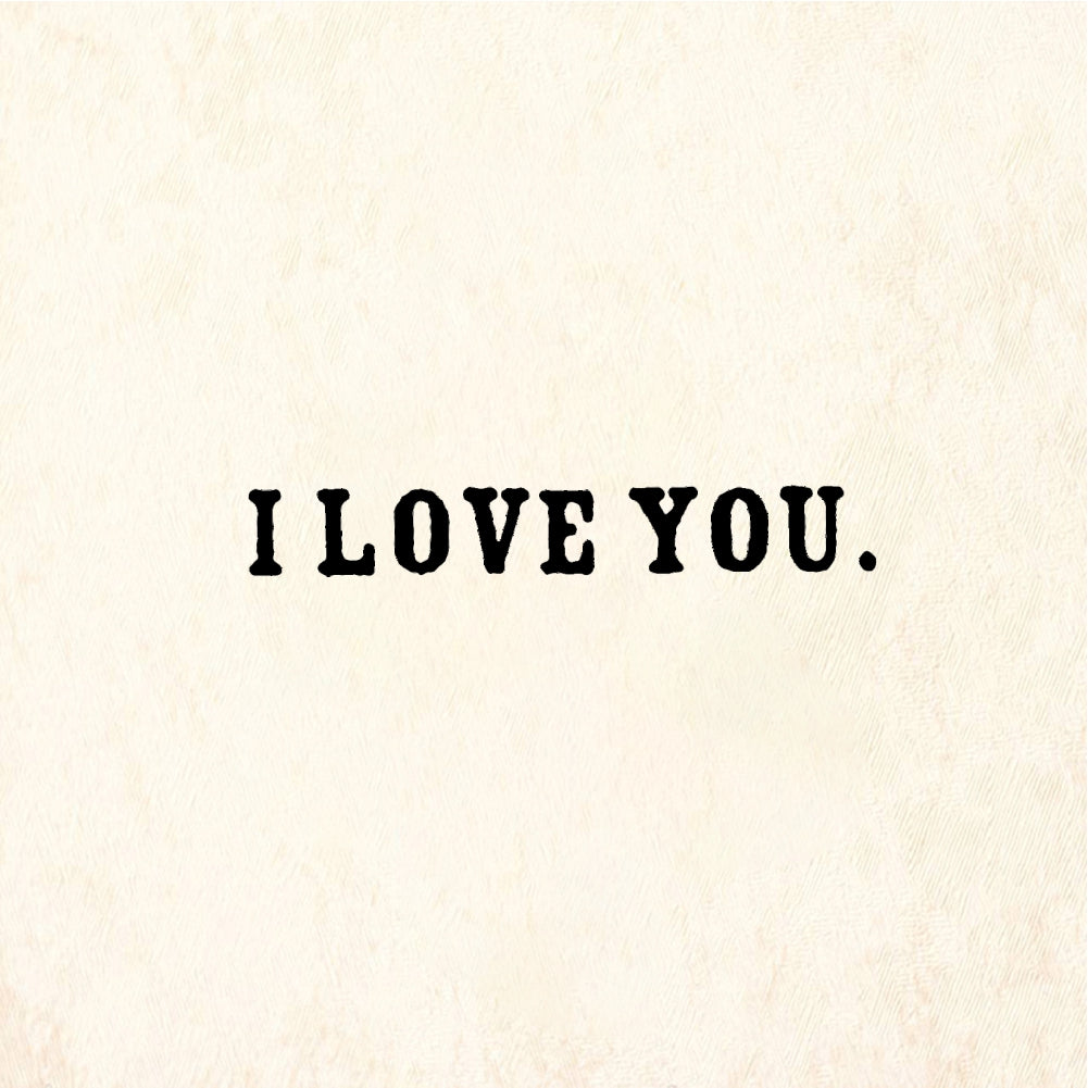StampaFe I LOVE YOU, teeny Love You - Rubber Stamp 0.75 x 0.5