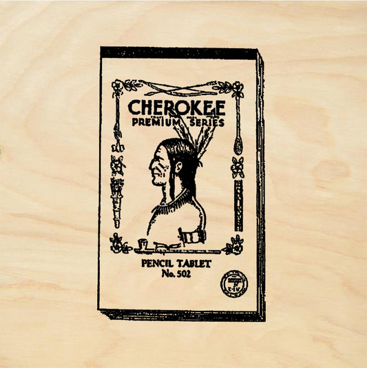 StampaFe Cherokee Pencil Tablet - Rubber Stamp 1 x 1.75