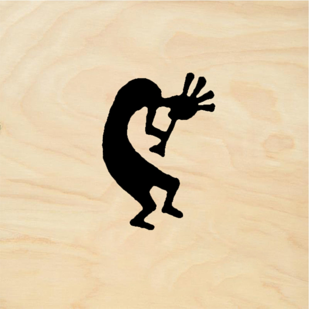 StampaFe Teeny koko, sm. Small Kokopelli - Rubber Stamp 1 x 1