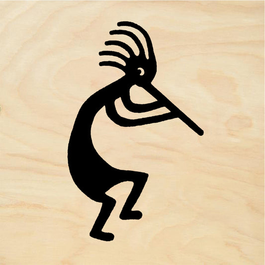StampaFe Tooty koko Playful Kokopelli - Rubber Stamp 1.25 x 1.75