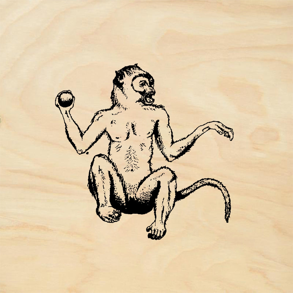 StampaFe Monkey Jack - Rubber Stamp 1.25 x 1.5