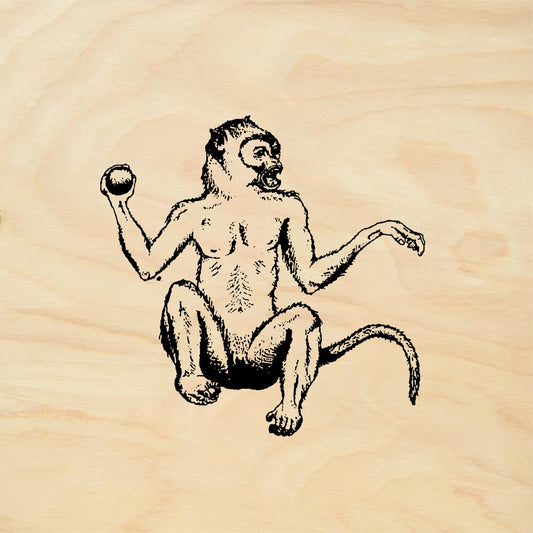 StampaFe Monkey Jack - Rubber Stamp 1.25 x 1.5