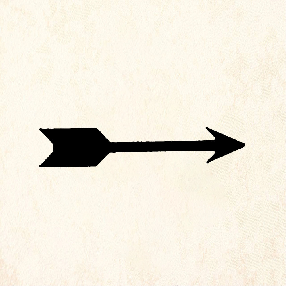 StampaFe Little arrow - Rubber Stamp 1 x 0.5