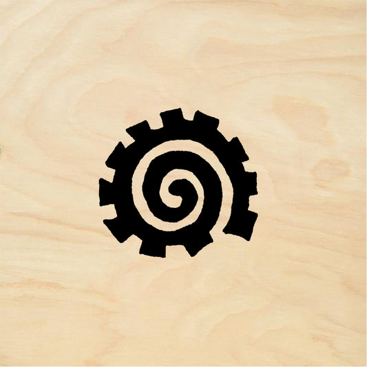 StampaFe Cog, sm. Small Cog Gear - Rubber Stamp 1.25 x 0.75