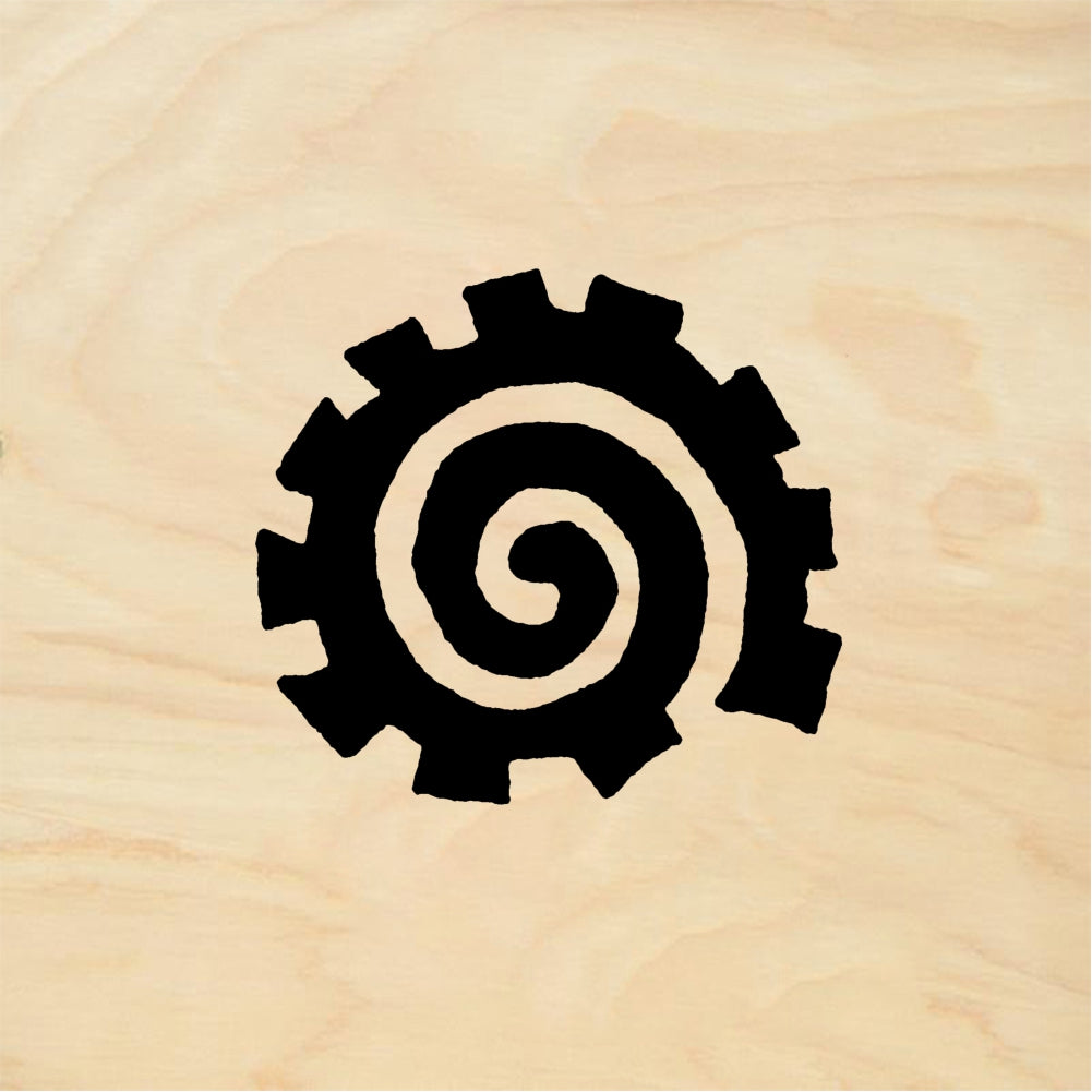 StampaFe Cog, med. Medium Cog Gear - Rubber Stamp 2 x 1.75