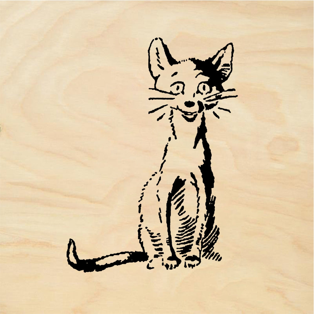 StampaFe Tidrow the cat Tidrow Cat - Rubber Stamp 1.25 x 1.5
