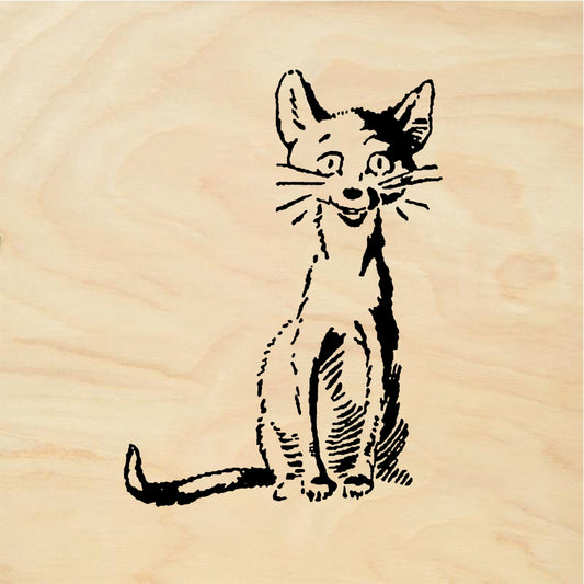 StampaFe Tidrow the cat Tidrow Cat - Rubber Stamp 1.25 x 1.5