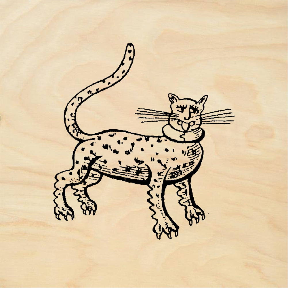 StampaFe Leopard - Rubber Stamp 1.25 x 1