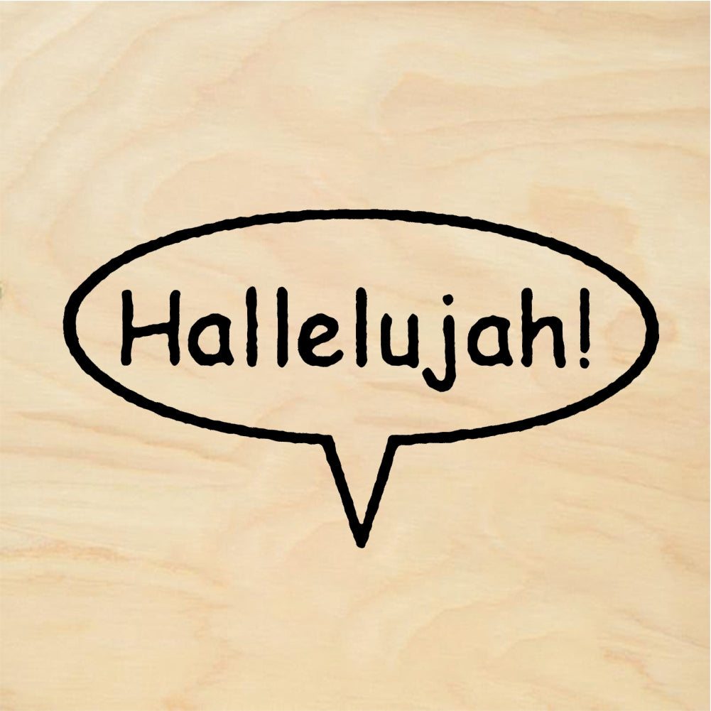 StampaFe Hallelujah! - Rubber Stamp 0.75 x 0.75
