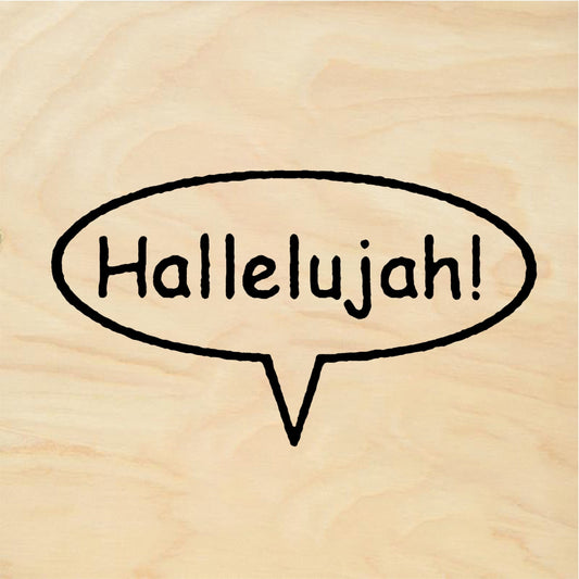StampaFe Hallelujah! - Rubber Stamp 0.75 x 0.75