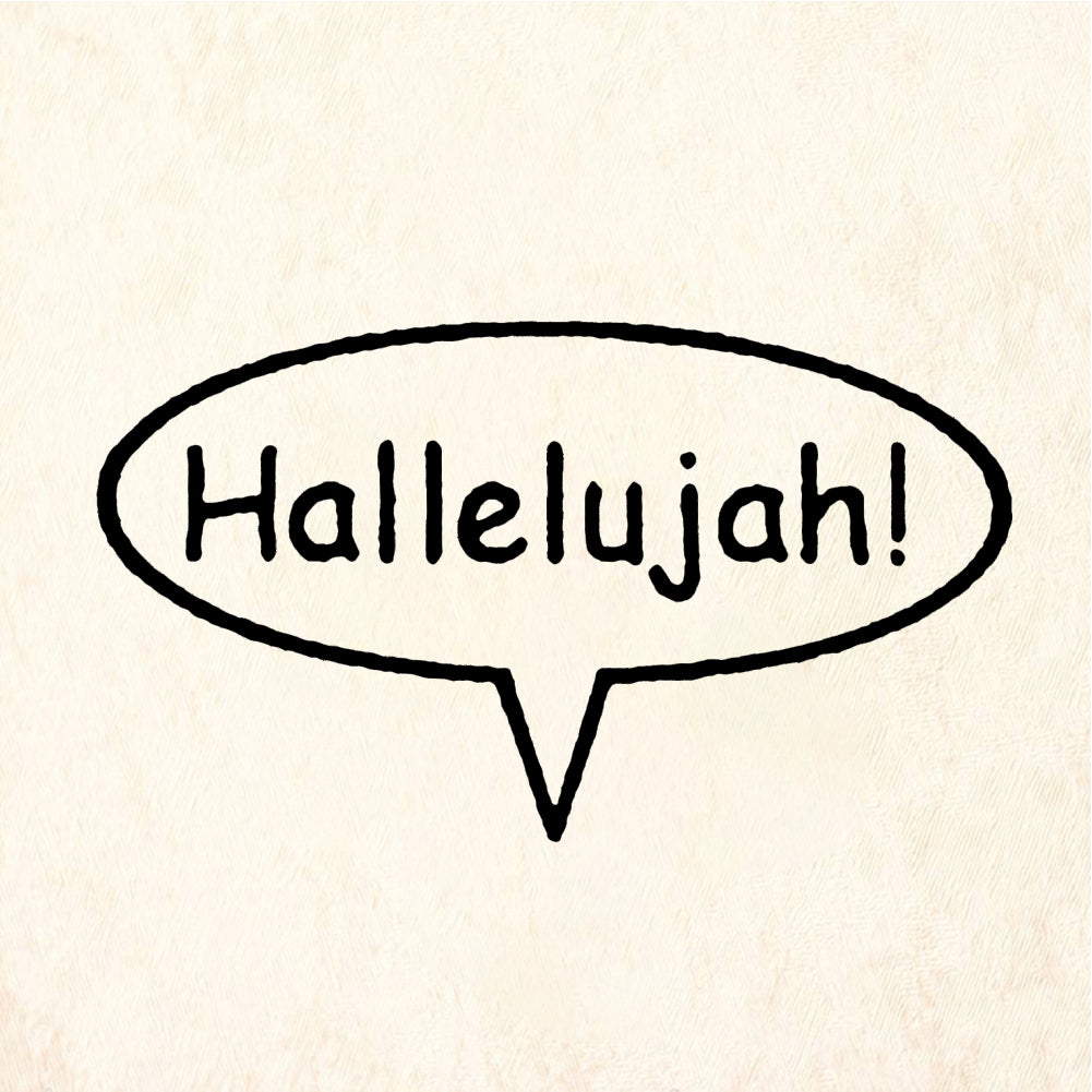 StampaFe Hallelujah! - Rubber Stamp 0.75 x 0.75