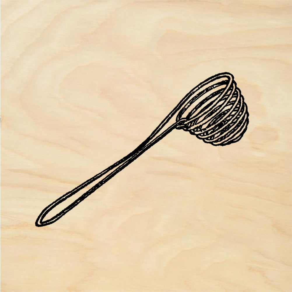 StampaFe Egg whipper Egg Whisk - Rubber Stamp 1 x 1