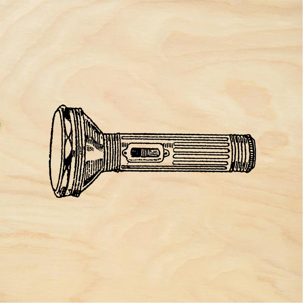StampaFe Flashlight - Rubber Stamp 1.75 x 1.25