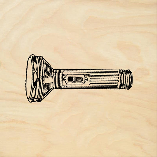 StampaFe Flashlight - Rubber Stamp 1.75 x 1.25