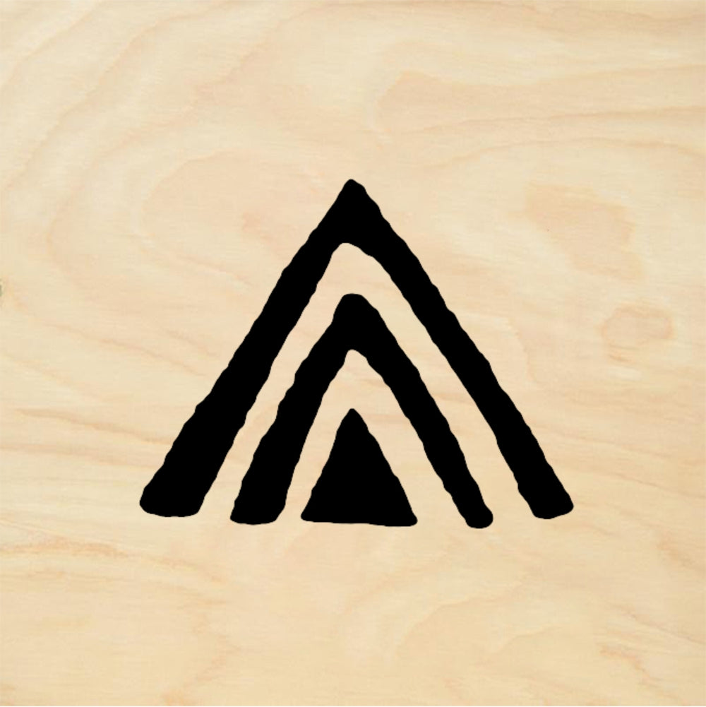 StampaFe Vee Tiny Vee Motif - Rubber Stamp 0.5 x 0.25