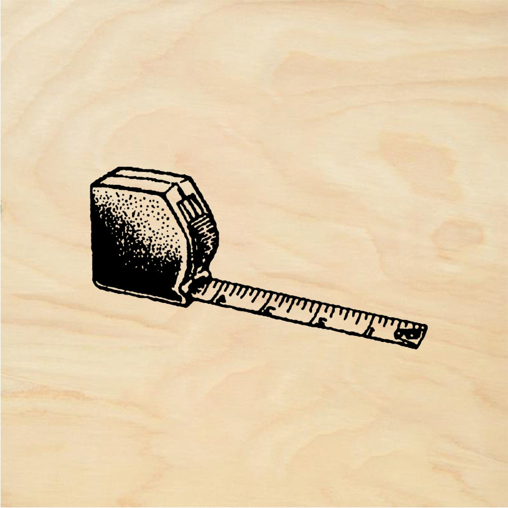 StampaFe Tape measure - Rubber Stamp 1.5 x 1