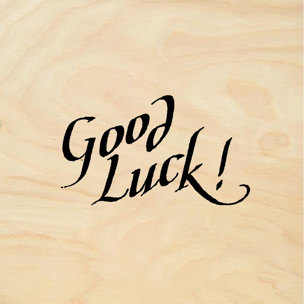 StampaFe Good Luck! Good Luck - Rubber Stamp 1 x 0.75