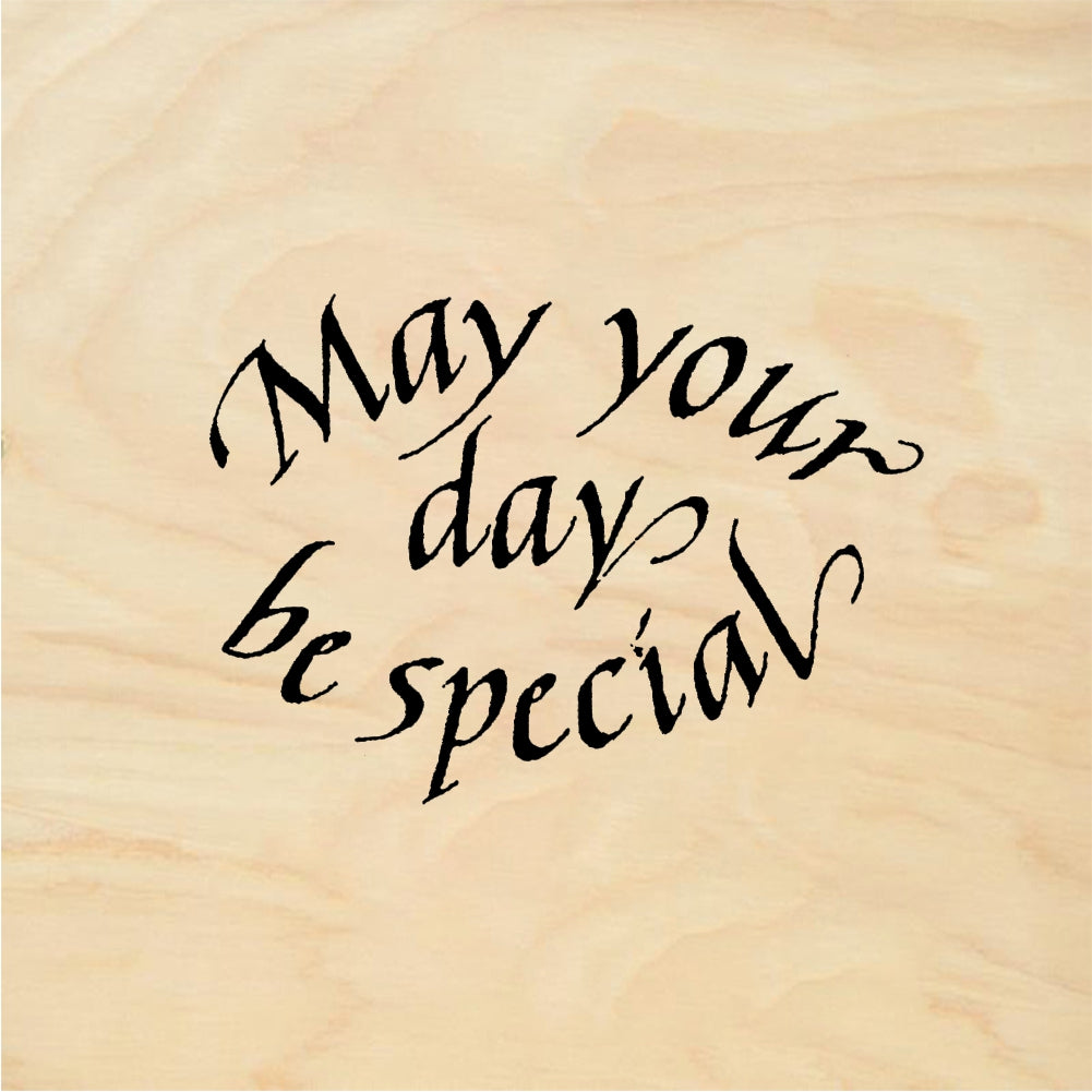 StampaFe May your day be special - Rubber Stamp 1.5 x 1