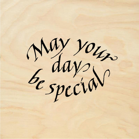 StampaFe May your day be special - Rubber Stamp 1.5 x 1