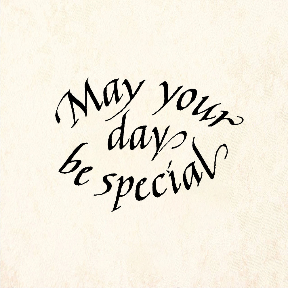StampaFe May your day be special - Rubber Stamp 1.5 x 1