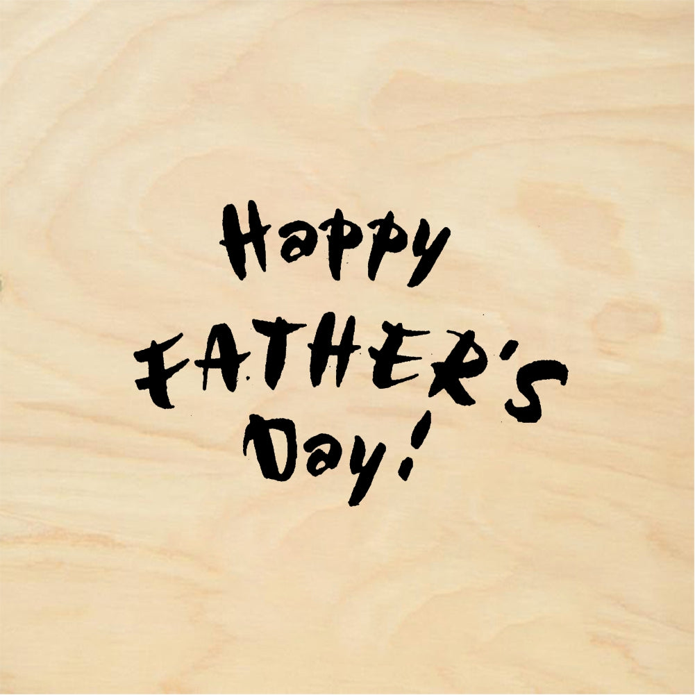 StampaFe Happy FATHER'S Day! Happy Fathers Day - Rubber Stamp 2.5 x 1.5