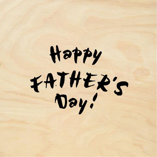 StampaFe Happy FATHER'S Day! Happy Fathers Day - Rubber Stamp 2.5 x 1.5