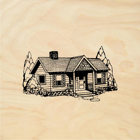 StampaFe Little House - Rubber Stamp 1.5 x 1