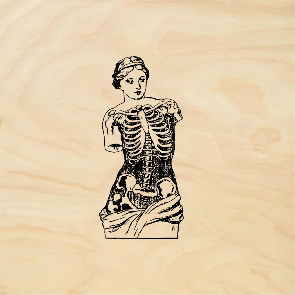 StampaFe Jen before corset Woman Before Corset - Rubber Stamp 0.75 x 1