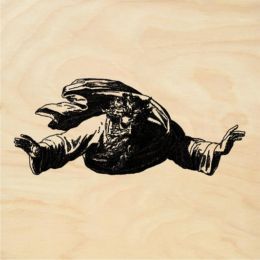 StampaFe God in the Clouds - Rubber Stamp 2.5 x 2