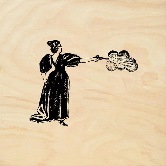 StampaFe Sharp shooter Woman - Rubber Stamp 1.75 x 1.75