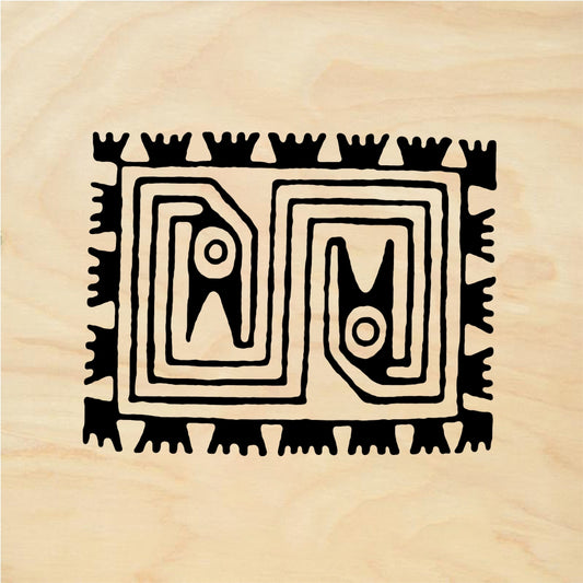 StampaFe Two-headed spiral Two Headed Spiral - Rubber Stamp 1.25 x 1.25