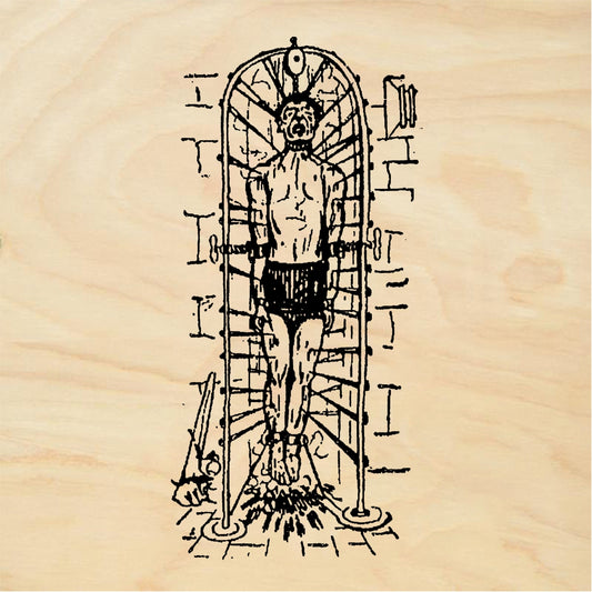 StampaFe Punishment Restrained Figure Rubber Stamp 1.25 x 2.5