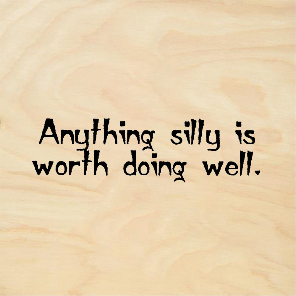StampaFe Anything silly well - Rubber Stamp 1.5 x 0.5