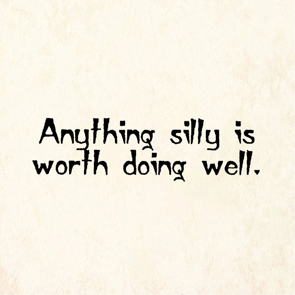 StampaFe Anything silly well - Rubber Stamp 1.5 x 0.5