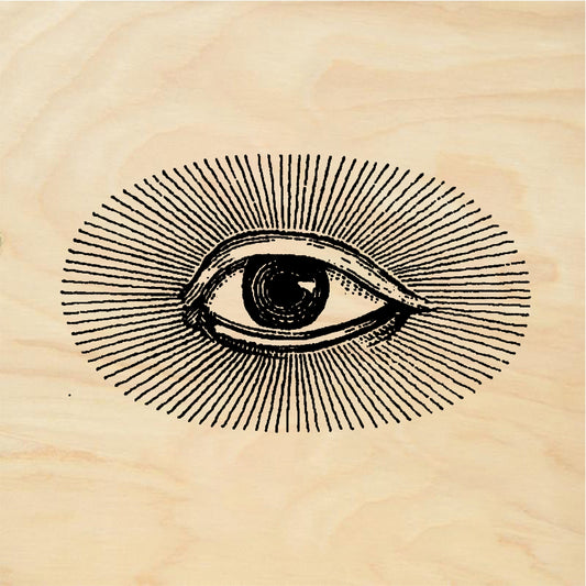 StampaFe Radiant eye Radiant All Seeing Eye - Rubber Stamp 1.5 x 1.25