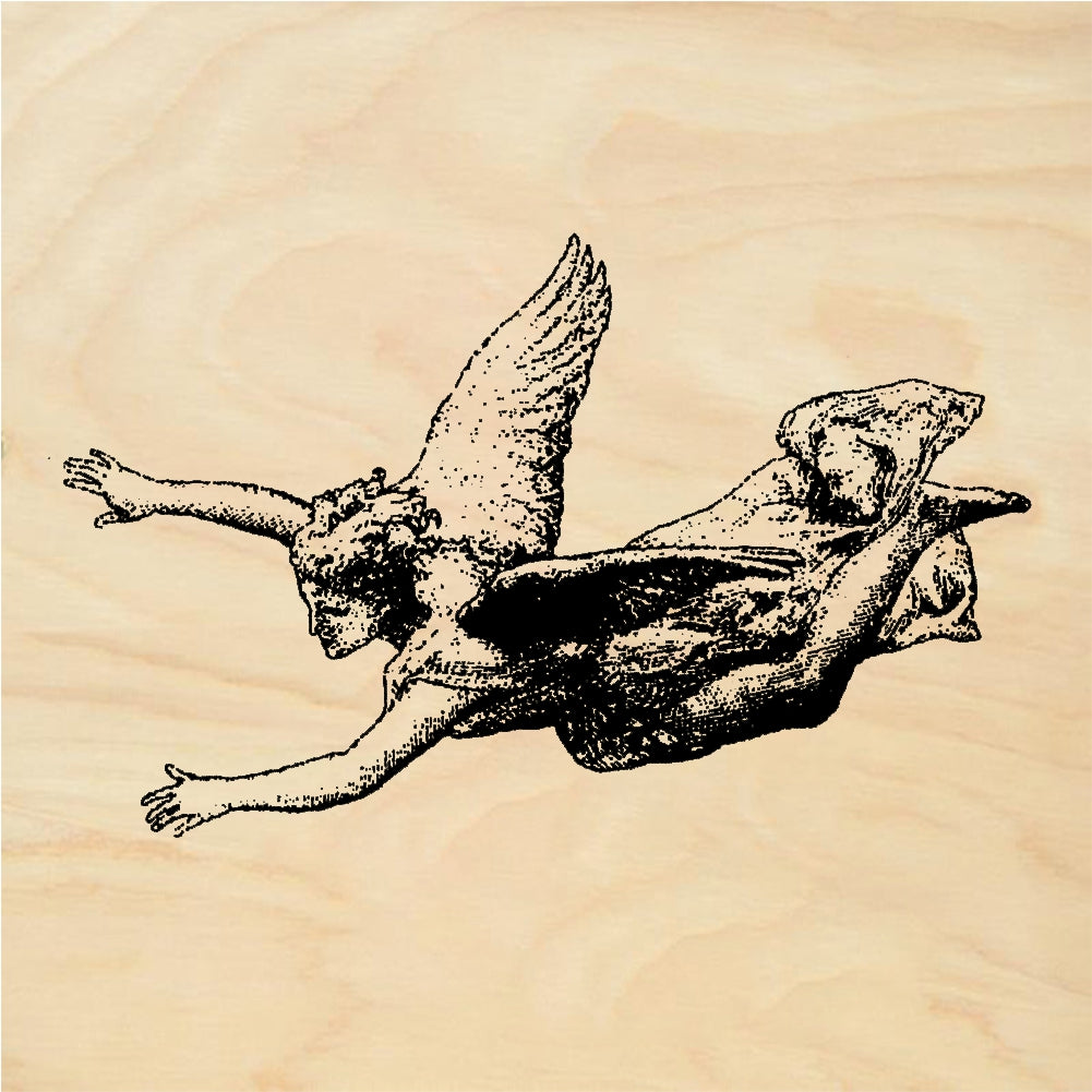 StampaFe Flying Angel Rubber Art Stamp
