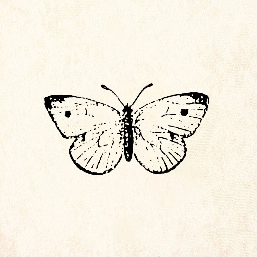 StampaFe Tiny butterfly - Rubber Stamp 1 x 0.25