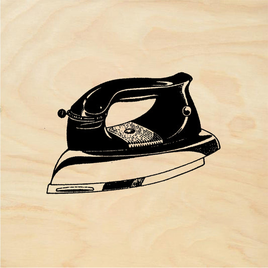 StampaFe Steam Iron - Rubber Stamp 1.5 x 0.75